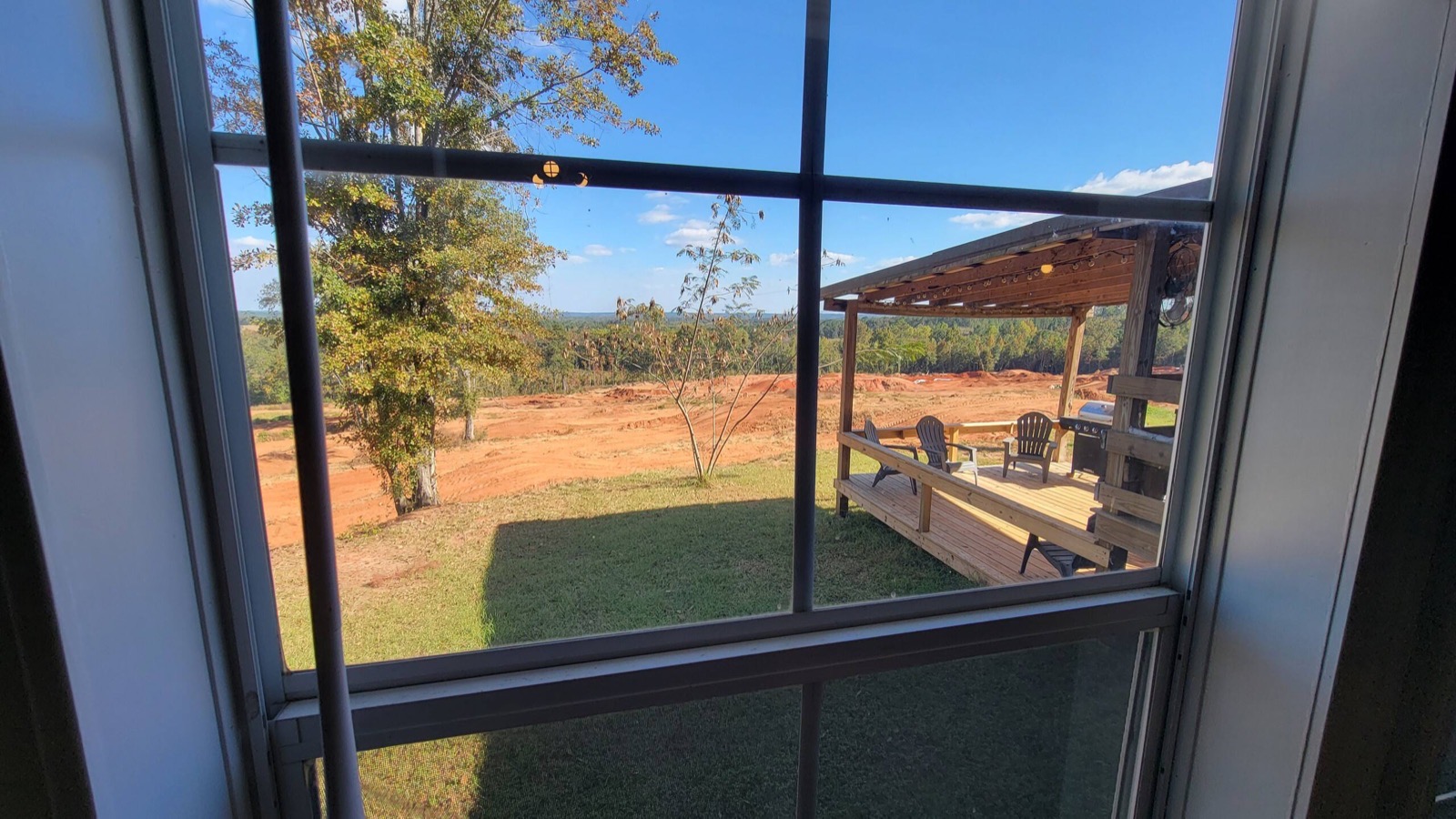 Backyard view