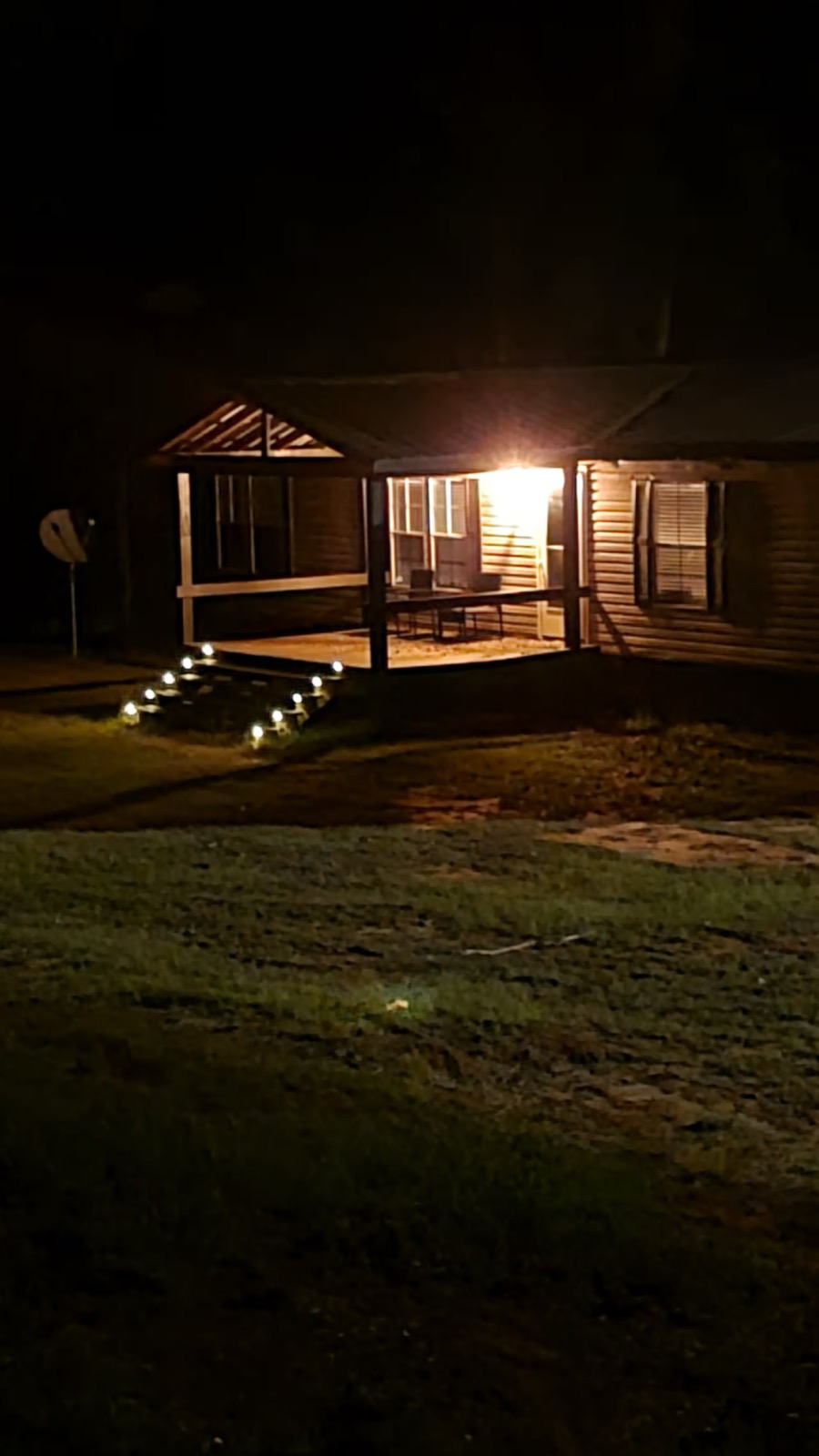 Exterior at night
