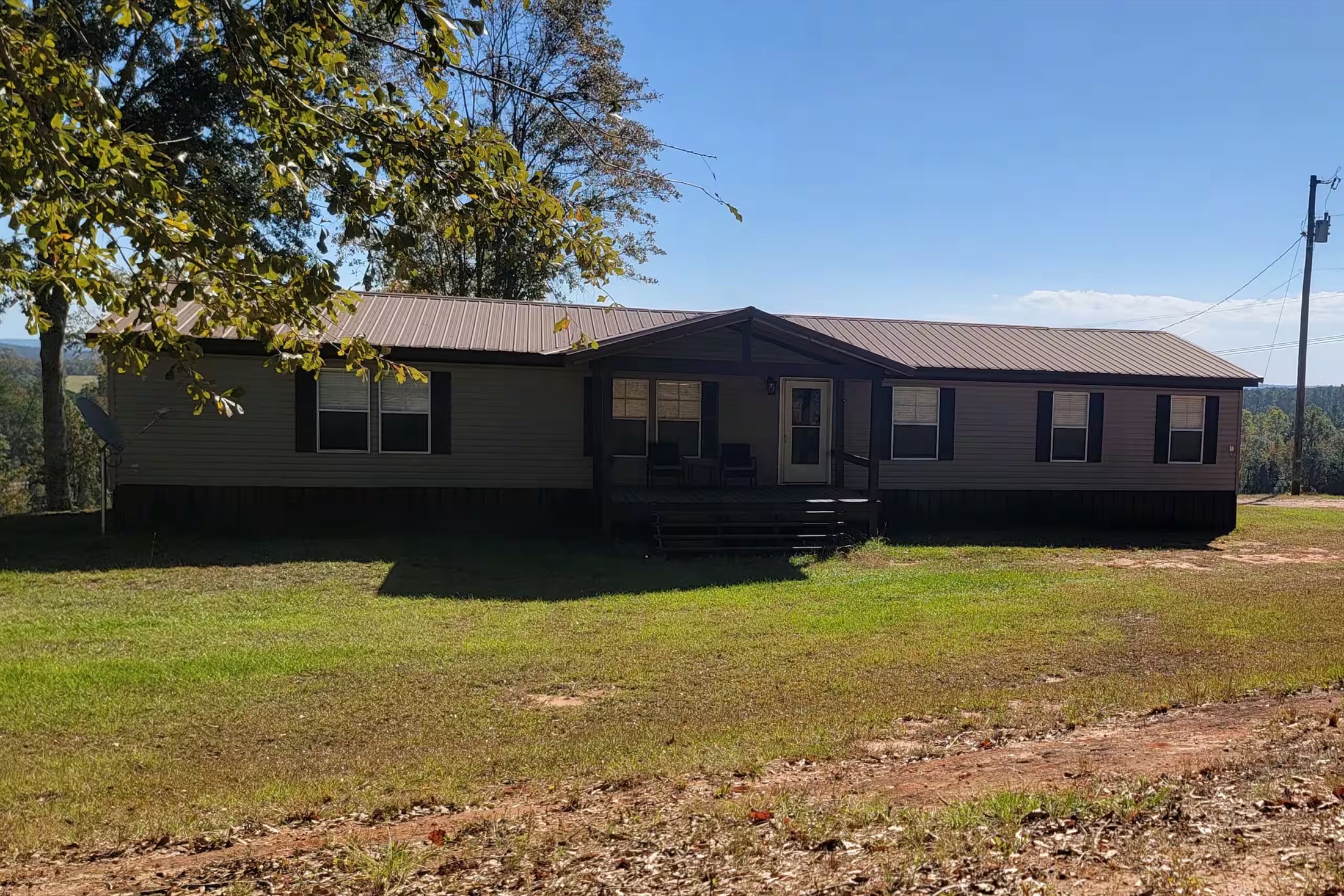 House exterior, wide shot